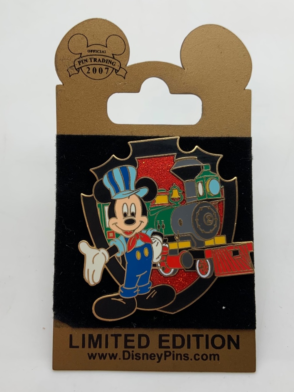 Disney Mickey Mouse Transportation Train Conductor Limited Edition Pin 2007